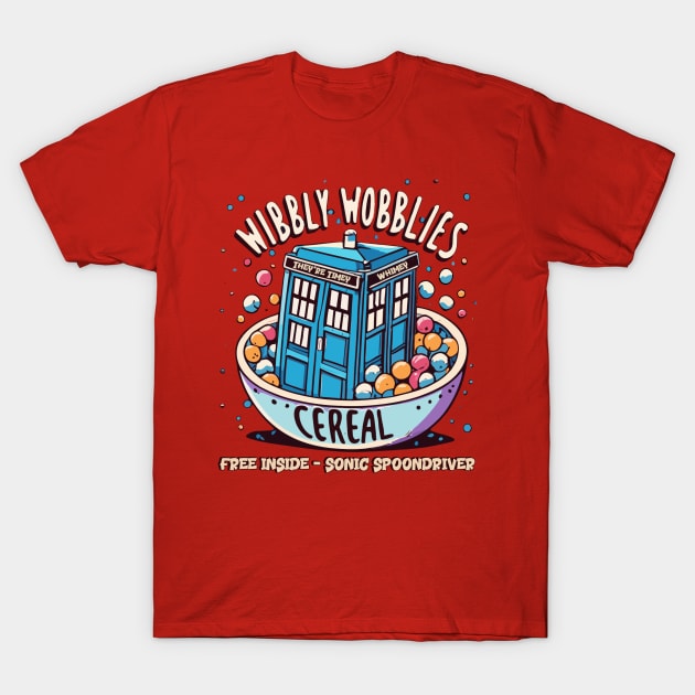 Wibbly Wobblies Cereal - They're Timey Whimey :D T-Shirt by INLE Designs